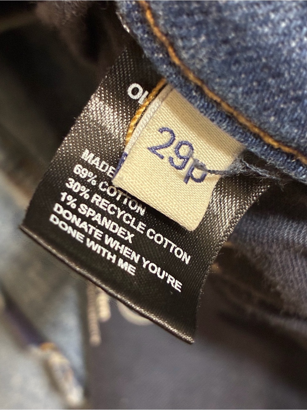Oliver Logan Crosby Relaxed Taper Jeans Size 29p Slow Denim 29 Petite Crop Frey - Picture 8 of 12